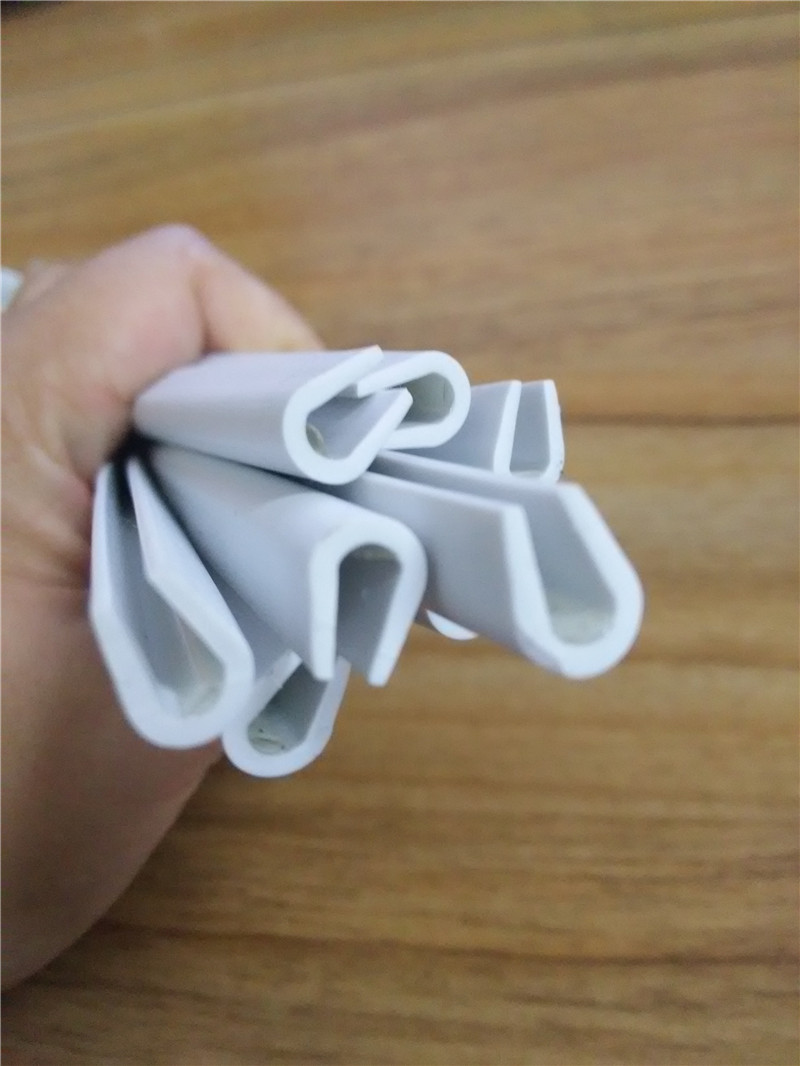 White plastic strip